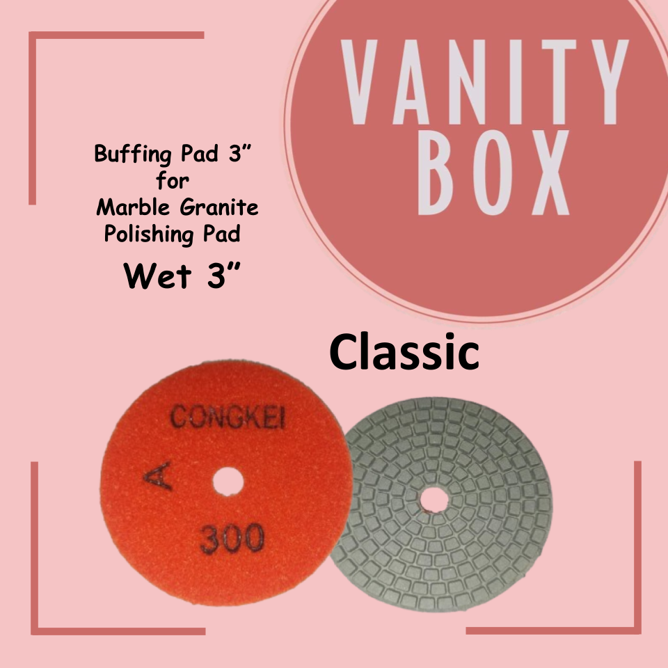 885 Buffing Dry/Wet  Pad per piece 3” for  Marble Granite Polishing Pad