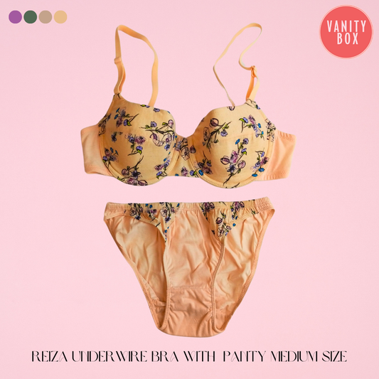 Avon Reiza  Underwire Bra with Panty Medium size