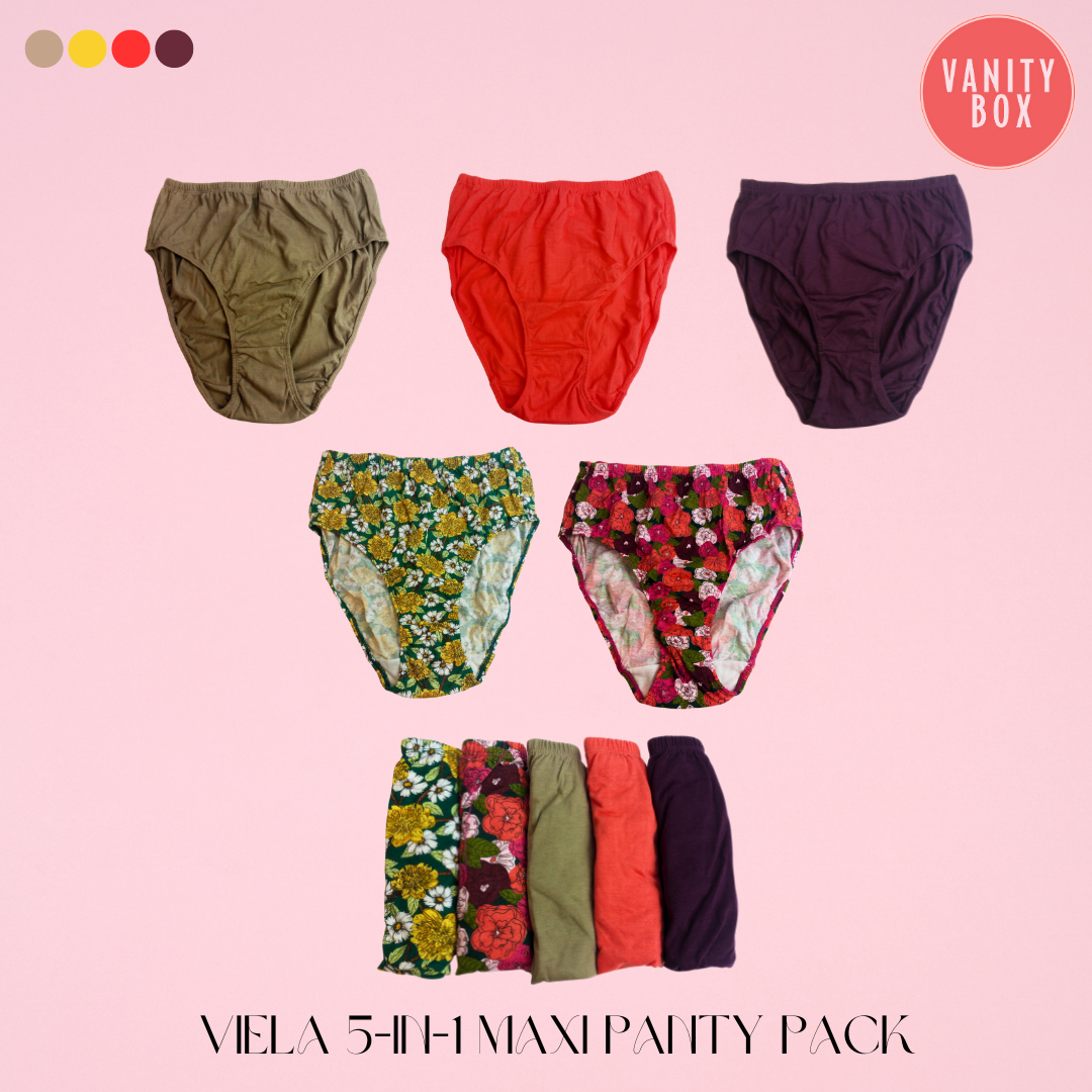 Avon Fashion Viela 5-in-1 Hi-leg Maxi Panty Pack