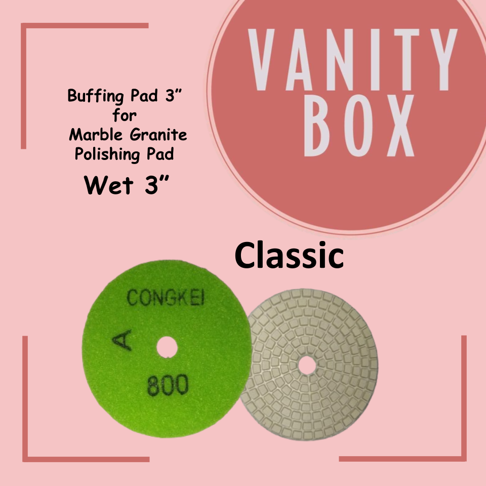 885 Buffing Dry/Wet  Pad per piece 3” for  Marble Granite Polishing Pad