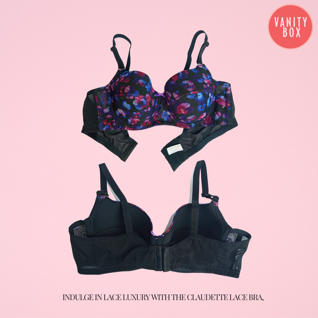 Avon Claudette Underwire  Full Cap Lace Bra