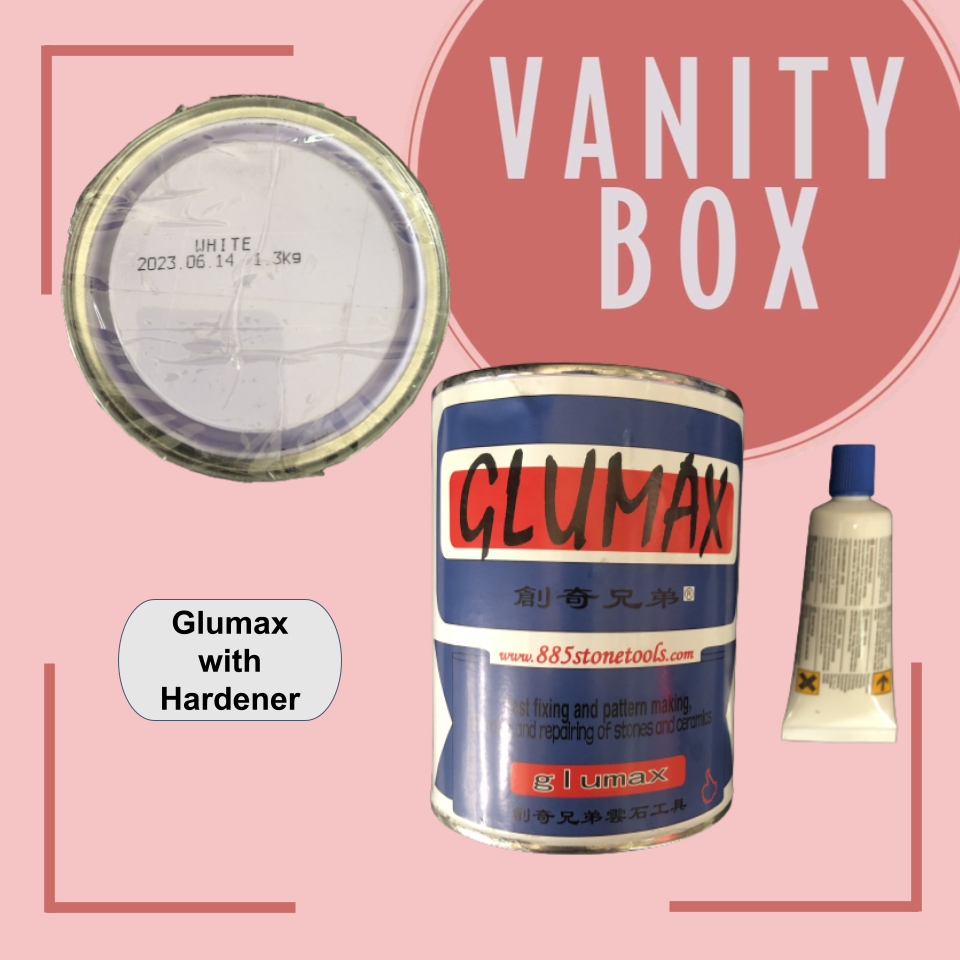 Glumax with Hardener for granite/tiles/marble