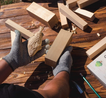 Natural Wood Carving Blocks Whittling Wood Blocks for Carving Beginners