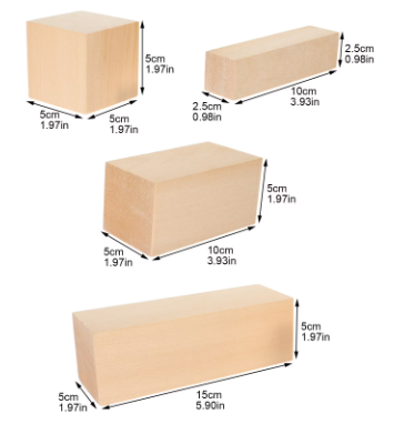 Natural Wood Carving Blocks Whittling Wood Blocks for Carving Beginners