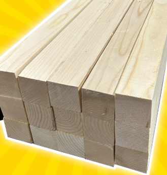 SIZE 1"x1" and 2"x2" Kahoy (1/2/3 FOOT) Wood Stick for Projects / DIY for Crafts / Support