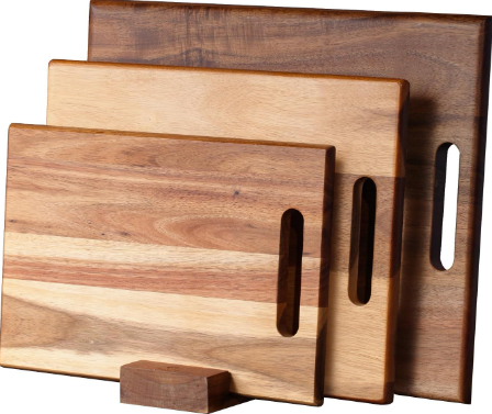 Solid Tanguile Chopping & Serving Board — Sanded, Unfinished
