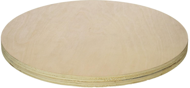 Round Plyboard Table & Stool Top — 3/4in, Unfinished