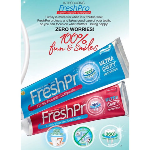 Freshpro Family Floride Toothpaste 207g