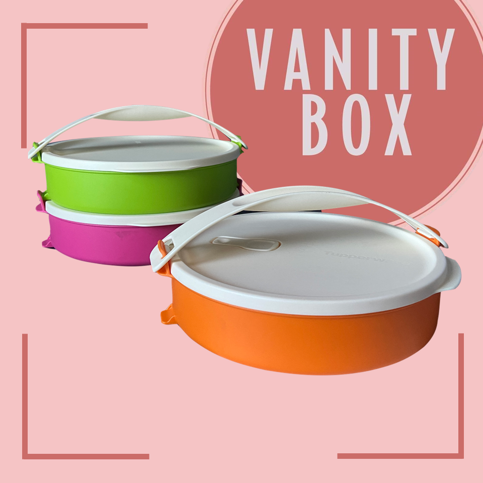 Tupperware Click to Go Round with Medium Handibowl Sets 6 pcs