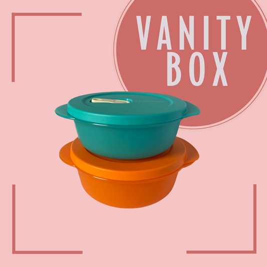 Tupperware Crystal Wave 2s with Box set 600ml