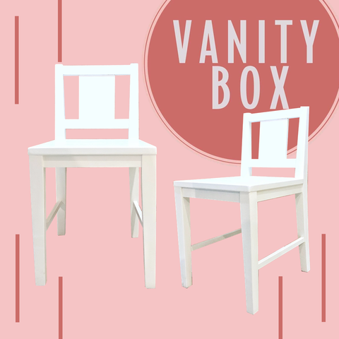 Vanity Box Kiddie Customized Wooden Chairs