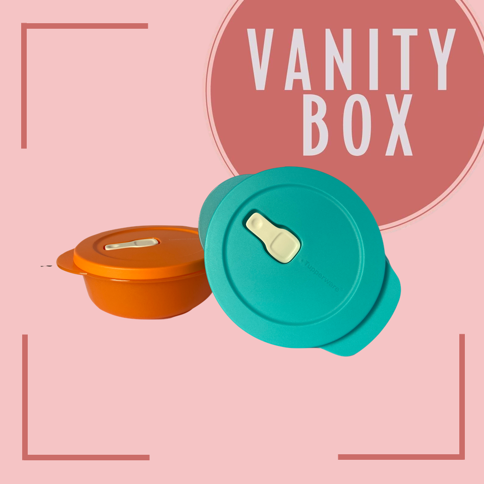 Tupperware Crystal Wave 2s with Box set 600ml