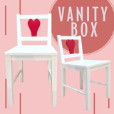 Vanity Box Kiddie Customized Wooden Chairs