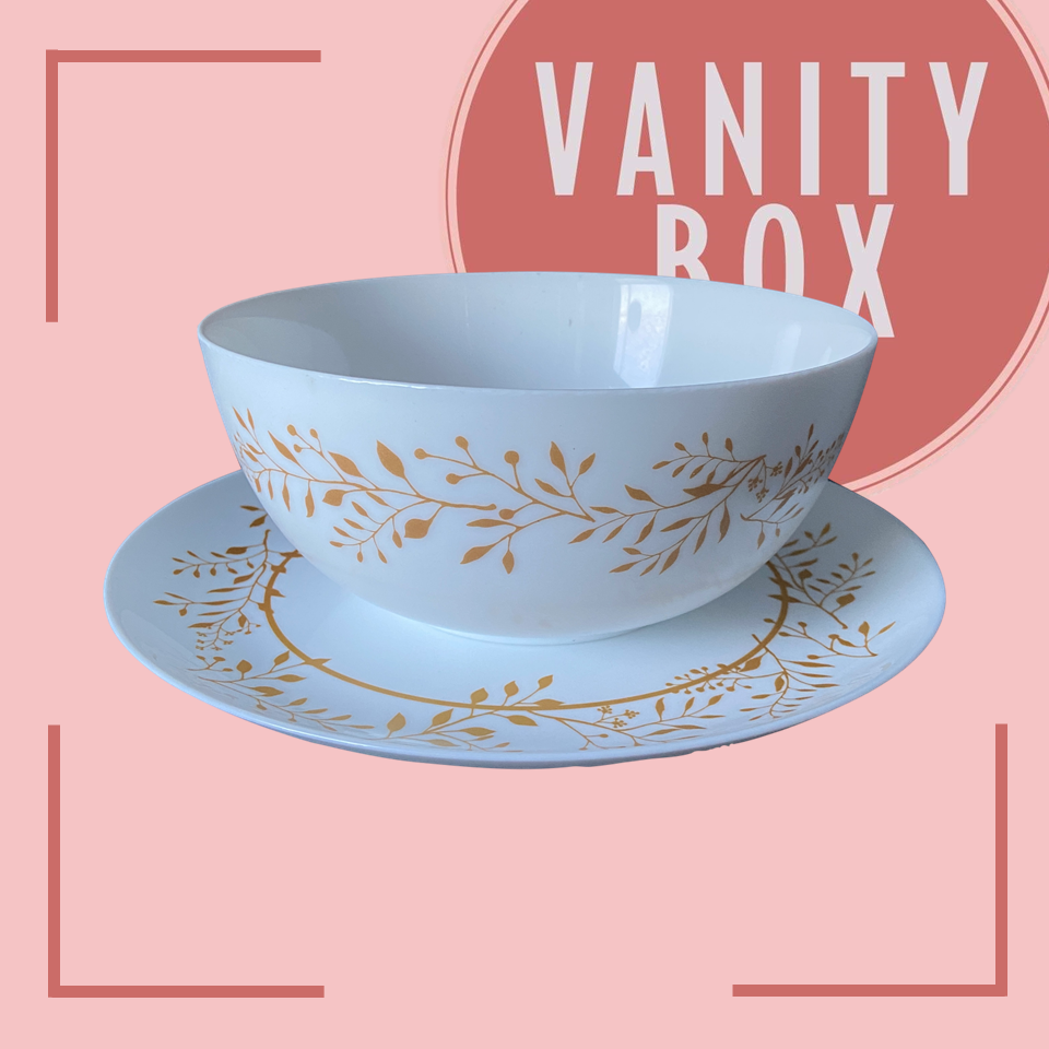 Tupperware Royal Edinburgh Opalware Serving Collections