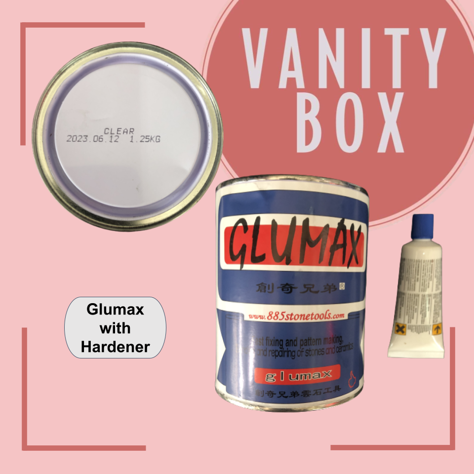 Glumax with Hardener for granite/tiles/marble