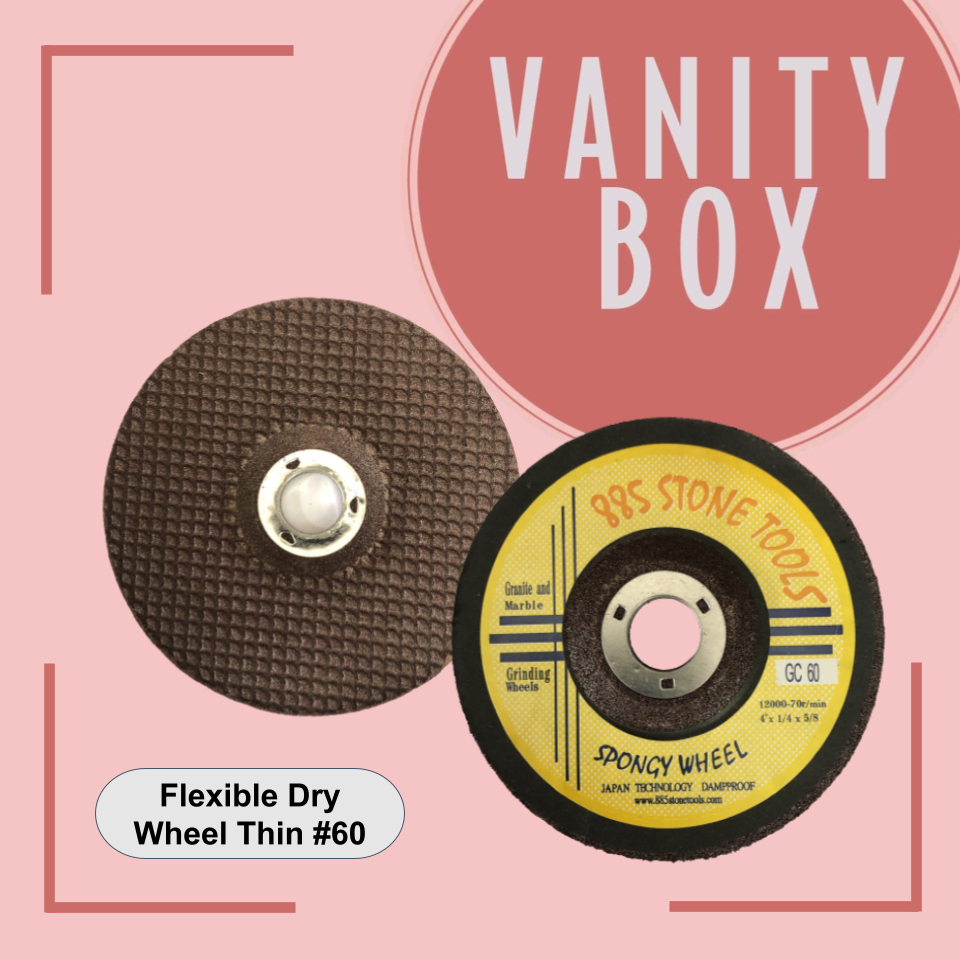 885 Flexible Dry Polishing Wheel 4" — Grit 60 to 150