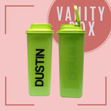 TUPPERWARE FRIDGE BOTTLE SLIM 2L with PERSONALIZED NAME